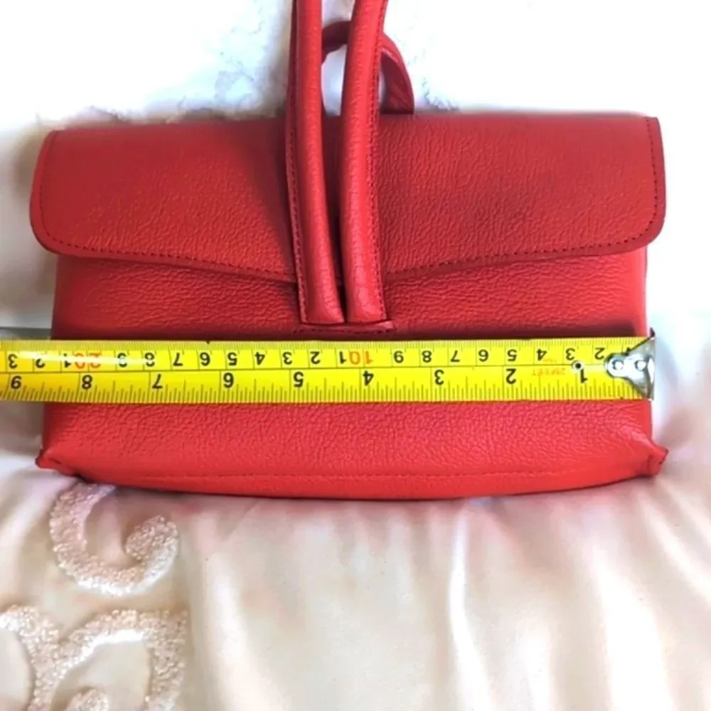 Boleo Feelin' 22 Limited Edition Wristlet-Red Pebble Leather/Crossbody Strap❤️